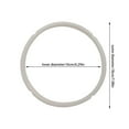 Universal Electric Pressure Cooker Sealing Ring 2L 8L Silicone Rubber