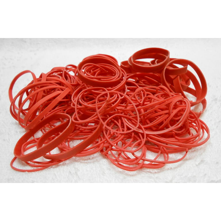  Large Rubber Bands RED Size #64 (3-1/2 x 1/4 inches) 8000pcs  (1 pound per box) - Rubber bands For Office, Commercial, Store, Home,  Kitchen, Industrial, Money, Electrical Use by EcoQuality : Office Products