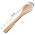 thumbnail image 3 of 60 Piezas Mini Cuchara de Madera Cucharas de Sopa Pequeñas Cucharas de Servir Cucharas de Condimentos Cuchara de Miel de Madera Madera Color, 3 of 7