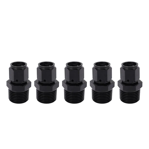 6AN to 1/2 NPT Adapter 6AN Female to 1/2 NPT Male Swivel Adapter Aluminum Alloy Replacement for Fuel Pump for Fuel Filter~5272