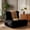 Black, variant on ANPOO Chenille Bean Bag Floor Couch, Oversized Memory Foam Lazy Sofa, Plush Textured Floor Lounger for Bedroom, Living Room, Dorm & Game Room