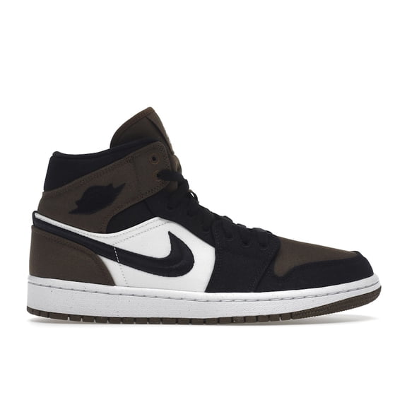 Jordan Women's 1 Mid Olive Toe Shoes, from StockX