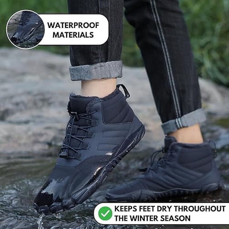 NWOT Hike Footwear Caspar pro Water-Water Resistant Barefoot Boots Blue Men14 Us Hike Footwear Caspar Pro - Non-slip & waterproof winter  main image 3