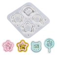 thumbnail image 1 of Quicksand Shaker Keychain Epoxy Resin Mold Handmade Pendant Mould Hanging T4C2, 1 of 8