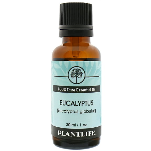 Plantlife Eucalyptus Essential Oil – 100% Pure Oil for Aromatherapy, Diffuser, Sinus Relief & Respiratory Support – 30 ml