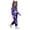 Blue%GC100, variant on Girls Alien Dress Up Fashion Metallic Romper Jumpsuit With Headwear Outfits Funny Stage Performance Clothes Set