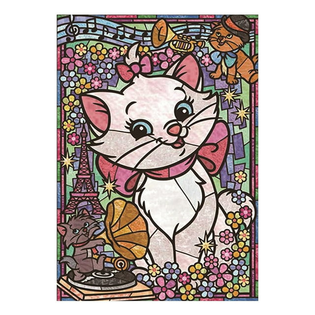 DIY 5D diamante pintura gato colorido completo taladro cristal Rhinestone bordado pinturas artes artesanía para