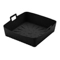 thumbnail image 1 of 23cm/9In Square Large Silicone Air Fryer Liners Mold for Ninja Air Fryer 6-8QT Reusable Airfryer Ove, 1 of 5