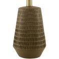 thumbnail image 4 of Livabliss Leipzig Rustic Accent Table Lamp, 20-inch, Brown with White Shade, 4 of 5