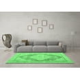 thumbnail image 3 of Ahgly Company Indoor Square Persian Emerald Green Traditional Area Rugs, 4' Square, 3 of 4