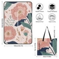 thumbnail image 2 of Pink Floral Seamless Pattern Design Outdoor Picnic Blanket, Foldable Waterproof Beach Mat, Portable Beach Blanket for Beach Camping, Hiking, Family Concerts, 2 of 8