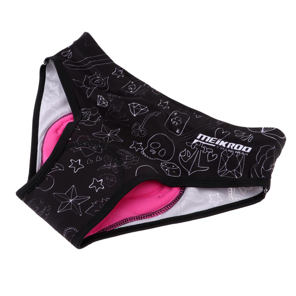 3D Paded Women's Cycling Underwear Bicycle Shorts Briefs Anti-slip Shorts 