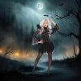 thumbnail image 4 of Orion Costumes Sorceress of Darkness Adult Costume | Extra Large Female, 4 of 7