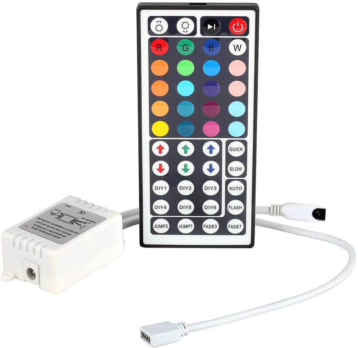 Wireless 44 Keys IR Remote Control Controller for RGB 5050 LED Light Strip 12V 