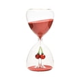 thumbnail image 3 of Reloj de arena navideño con temporizador, herramienta de gestión multifunción para oficina. Arena roja, 3 of 9
