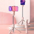 thumbnail image 1 of Portable Selfie Stick Phone Tripod, Light Rosy Selfie Stick For Smartphone, 1 of 5