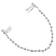 thumbnail image 5 of Peineta de boda con cadena para mujer, peineta de novia con diamantes de imitación, diadema, joyería para el cabello, decoración, 5 of 6