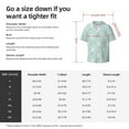 thumbnail image 7 of Vsdgher Playing Rabbit Print Men's Wrinkle Free Untucked Cuban Shirt Business Casual Button Down Shirts Short Sleeve Shirt, 7 of 7