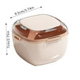 thumbnail image 3 of Double Layer Braces Storage Container Teeth Retainer Storage Container With Lid For Daily Travel, 3 of 9