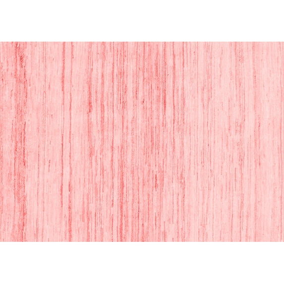 Ahgly Company Machine Washable Indoor Rectangle Solid Red Modern Area Rugs, 2' x 4'