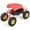 Red, variant on Costway Rolling Tray Gardening Planting with Work Seat Garden Cart Green