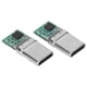 thumbnail image 4 of Placa de conexión USB tipo C, 2 piezas, conector de enchufe macho tipo C con conexión USB tipo C, conector de conexión USB tipo C de aspecto llamativo, 4 of 12