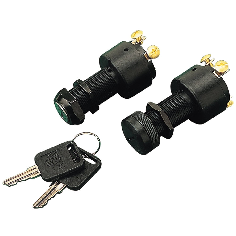 Sea Dog 420365-1 Poly Marine Ignition Switch 3 Position 3 Terminal 