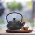 thumbnail image 1 of Zyyini Cast Iron Tea Pot,Cast Iron Tea Pot 0.3L Rindrop Type Kettle Boiler Set for Home Ornaments,Iron Tea Boiler, 1 of 8