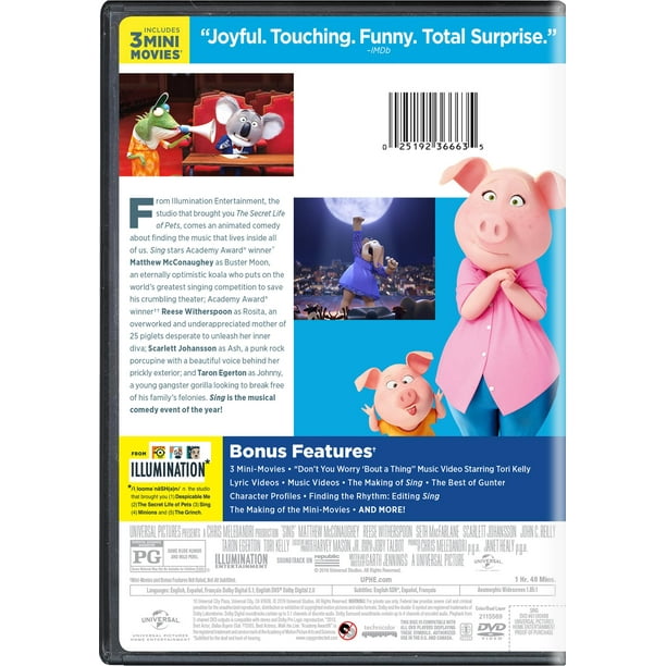 Sing (Special Edition) [DVD] - Walmart Business Supplies
