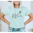 thumbnail image 5 of PARIS Graphic Short Sleeve T-shirt Top, 5 of 10