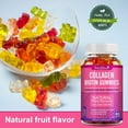 thumbnail image 3 of Collagen Gummies - Collagen Gummy Antioxidant with Biotin, Zinc, Vitamins C & E - For Hair, Skin and Nails , 2000mg 60ct, 3 of 7