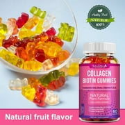 Collagen Vitamin Gummies With Biotin,Zinc for Hair, Skin, Nails, Immune Support -60Ct(2 Pack)