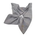 thumbnail image 3 of Coletero francés elegante, accesorio para el cabello, coletero jumbo, coleteros grandes para uso diario Gris claro, 3 of 9