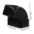 thumbnail image 2 of SEWACC Downspout Elbow Dark Brown Aluminum Gutter 1Pack, 2 of 8