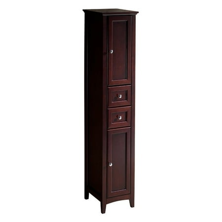 linen bathroom tall cabinet mahogany fresca oxford cabinets storage walmart dialog displays option button additional opens zoom