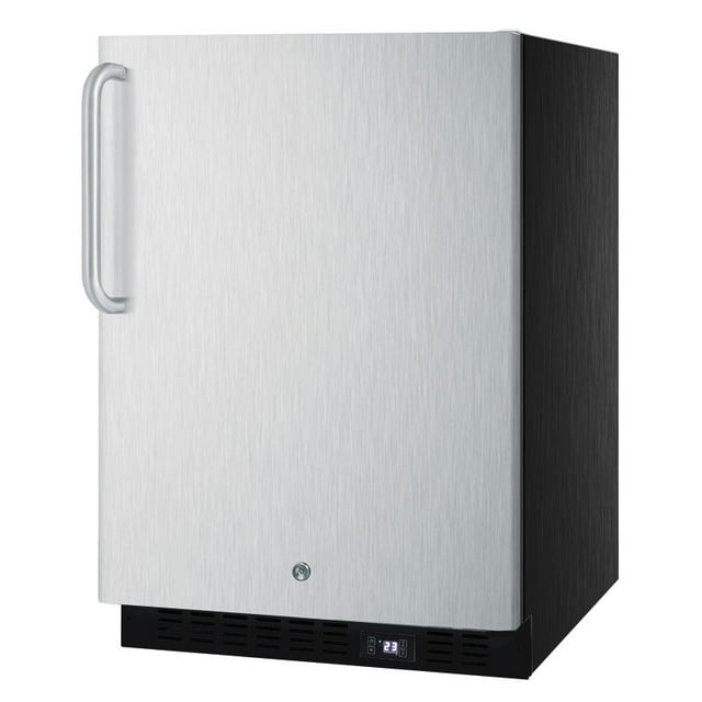 Summit SPFF51OSSSTB 24" W Undercounter Freezer w/ (1) Section 7 (1) Door, 115v