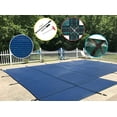 thumbnail image 3 of WaterWarden Inground Mesh Pool Safety Cover for a 16’ x 32’ Rectangle Pool, Left Step, 20-Year Warranty, 3 of 5