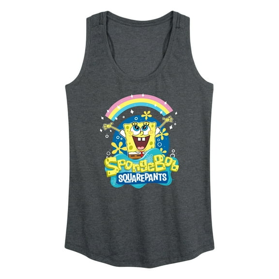 SpongeBob SquarePants - Rainbow Spongebob - Women's Racerback Tank Top