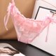 thumbnail image 2 of Braguitas de encaje de cintura baja para mujer - Ropa interior lisa con silueta ajustada - Mezcla de poliéster, talla única, comodidad para todas las ocasiones, 2 of 4