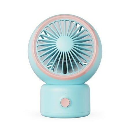 

DancePeanut Super Mini Rechargeable Desktop Fan 3 Wind Speeds Portable Ultra-quiet USB Fans 3D Airflow Cyclone Cycle for Home Office