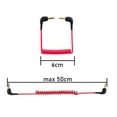 thumbnail image 4 of Cable de audio JCMOYUTY TRS a TRS de 3,5 mm, 50 cm en espiral, 4 of 4