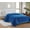Blue, variant on Ultra Cozy Plush 100% Hypoallergenic Fleece Throw Blanket Covers - Assorted Colors & Sizes