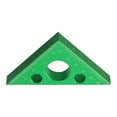 thumbnail image 1 of Clearance! beishanbush Tools Home Improvement 45/90 Triangle Ruler Aluminum Alloy Frosted Right Angle Gauge Woodworking Drafting Triangles Protractor Measuring Tool One Size Green, 1 of 9