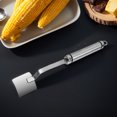 WeiDKF Corn on The Cob Remover Stainless Steel Corn Cob Stripper Tool with Ergonomic Handle Corn