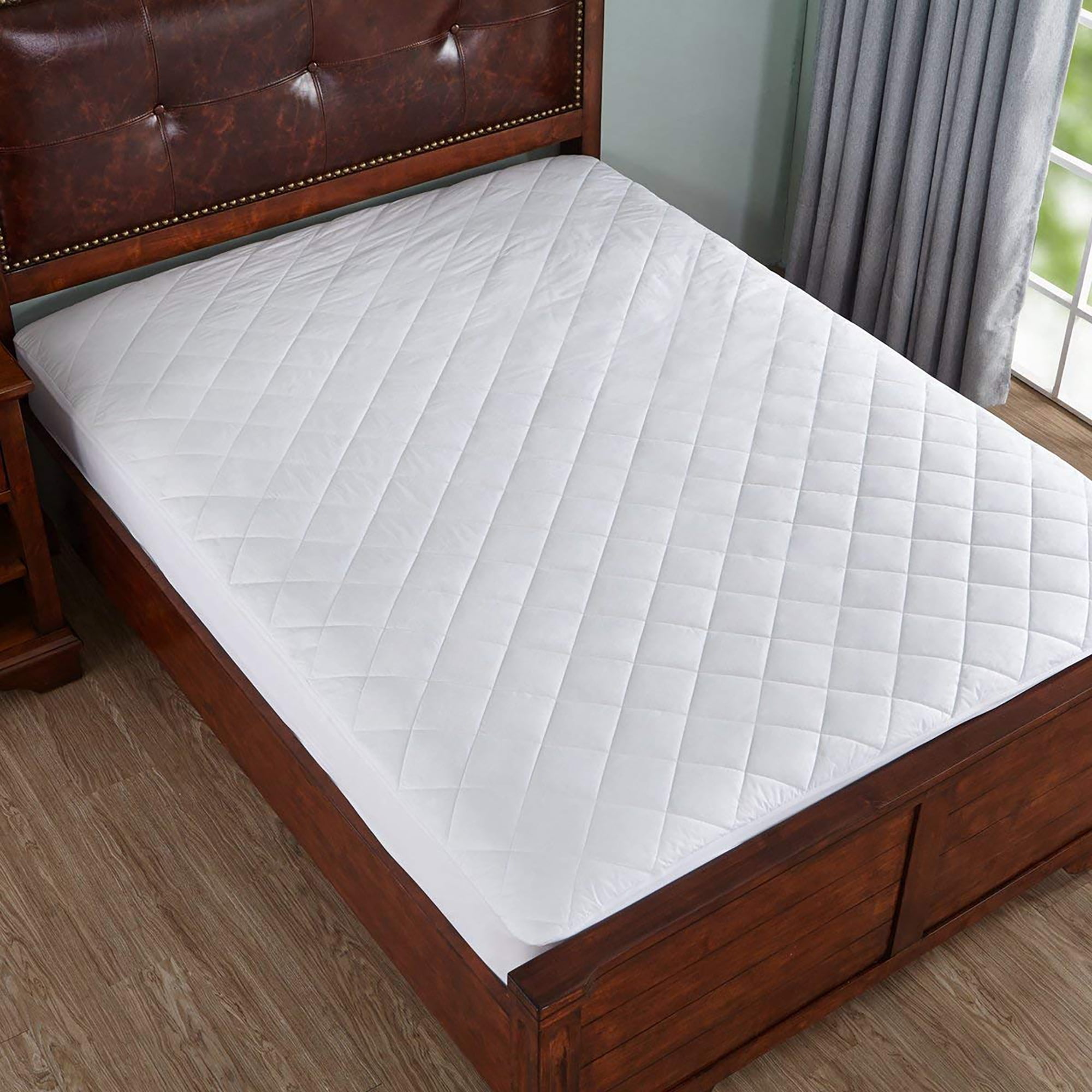 Peace Nest Quilted Fitted Mattress Pad, Twin Size