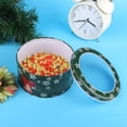 thumbnail image 3 of Christmas Candy Can,Christmas Round Candy Cookie Candy Can Gift Box World-Class Design, 3 of 8