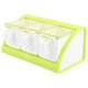 thumbnail image 2 of Organizador de caja de condimentos para almacenamiento de condimentos Estante de especias de pared verde, 2 of 8