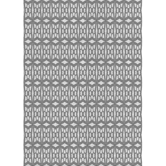 Ahgly Company Machine Washable Indoor Rectangle Transitional Platinum Silver Gray Area Rugs, 2' x 3'