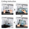 thumbnail image 5 of Yayeee Faucet Mat for Kitchen Sink 14.7" Diatomite Long Splash Guard Pad, Blue Sea, 2 Pack, 5 of 7