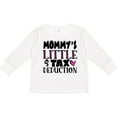 thumbnail image 3 of Inktastic Mommy's Little Tax Deduction Pink Hearts Boys or Girls Long Sleeve Toddler T-Shirt, 3 of 5
